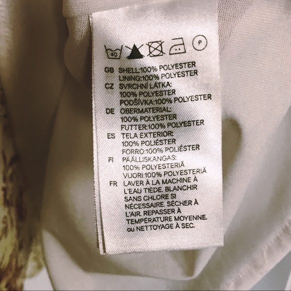 EUC H&M Sleeveless Babydoll Flower Print Dress Sz4 - Picture 7 of 8